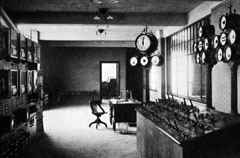 Instruments of the control room to monitor production at the Shawinigan-2 generating station