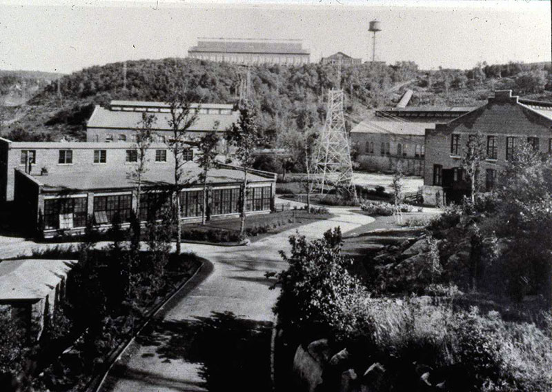 The landscaping effort near the generating stations is quite remarkable