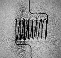 Drawing of  the magnetic field spectrum