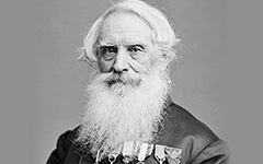 Photo of Samuel Morse towards the end of his life